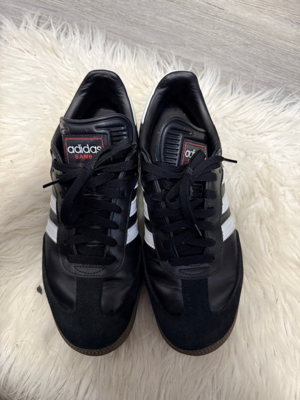 adidas Black Sneakers with White Three Stripes - Picture 4 of 5